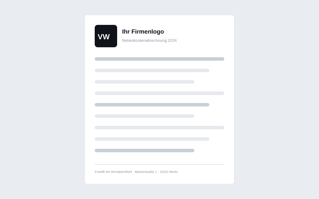 Fertiges Mahnschreiben als PDF